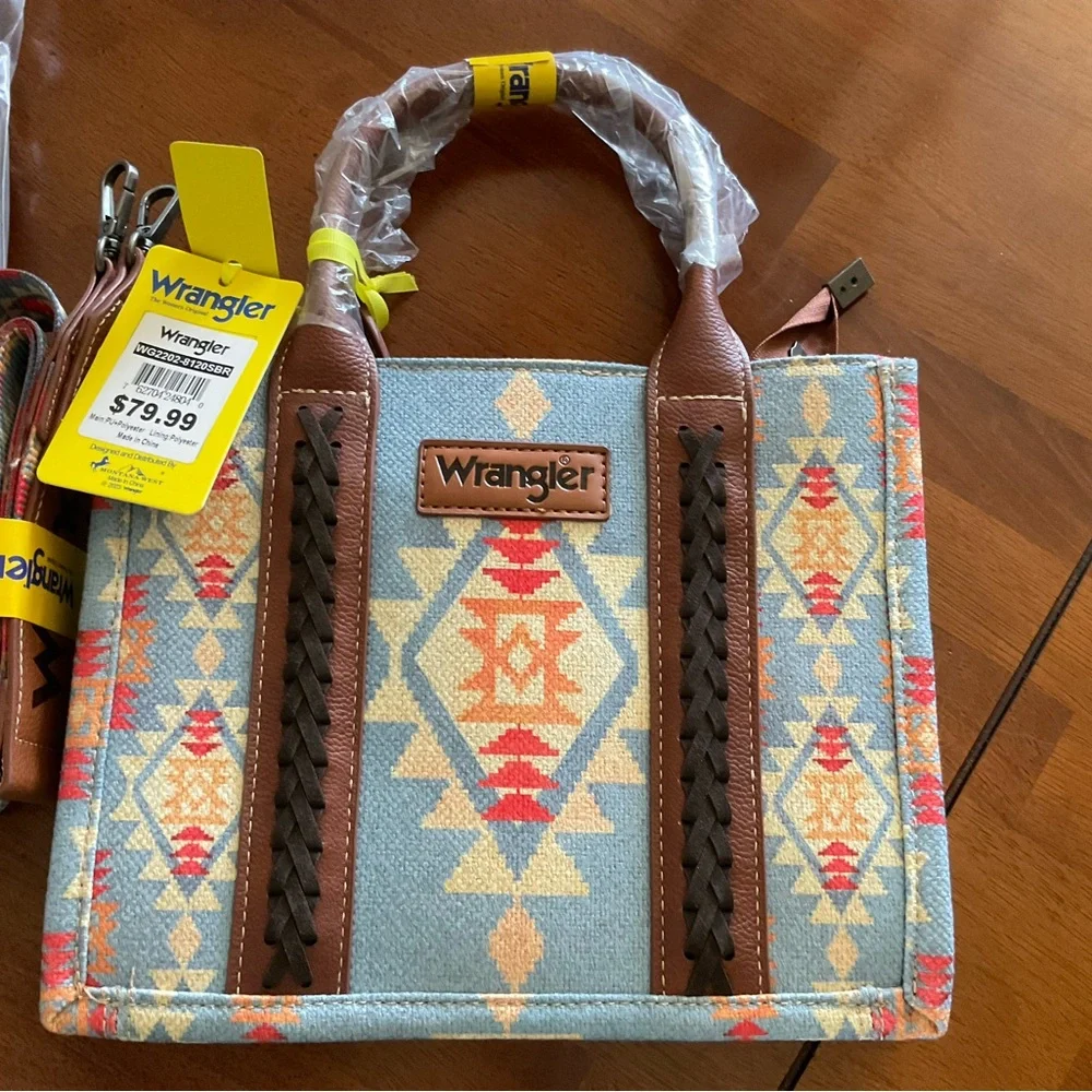 Wrangler Women's Multicolor Tote Bag - Picture 1 of 6